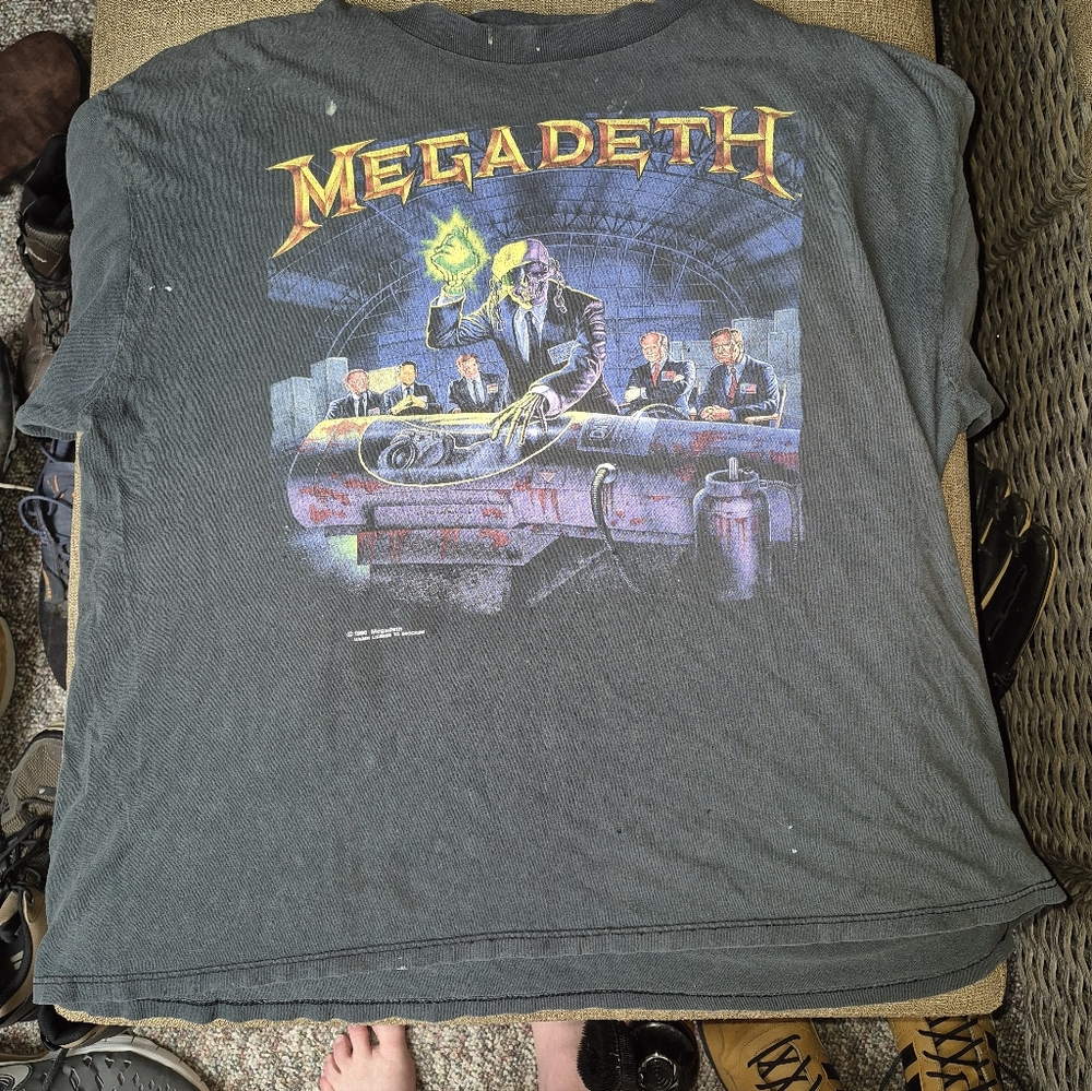 Vintage Megadeath Tour Shirt